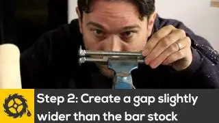 Quick cheap bar stock bending jig
