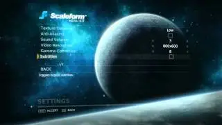 Autodesk Scaleform Menu Kit