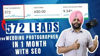 Wedding Photographer SEO Case Study - 572 Leads in a Month | SEO for Photography Website