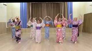 Танец Исэ Ондо (нихон-буё) от Kiseki-no Hana | 奇跡の花ー伊勢音頭