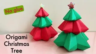 Origami Christmas Tree/ Easy Paper Christmas Tree