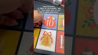 Spellbinders 12 Days of Stitchmas Advent Calendar, Day 10! #Spoiler Come See My Little Project!