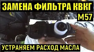 Замена фильтра КВКГ BMW X5 E53 или почему ТУРБИНА кидает масло во впускной коллектор