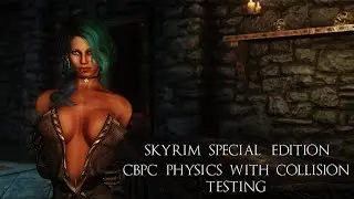 Skyrim SE   CBPC Physics with Collisions Mod Test