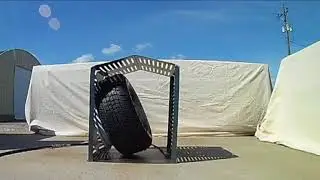 Branick Utility Tire Cage Test Explosion