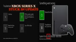 xbox series X stuck in update, not updating see how to fix it