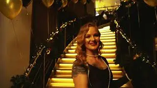 Celebrating New 2022 Year in Novotel. Gatsby party