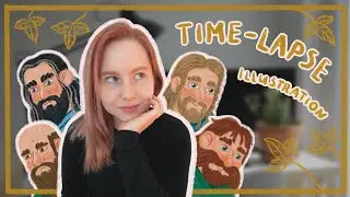 Drawing a book cover for The Hobbit