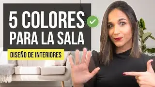 😱 TOP 5 COLORS FOR YOUR LIVING ROOM! 🌈 Interior Design and Decoration for your Home