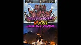 ROE Destroyah vs Heisei Destoroyah || 
