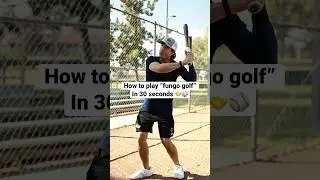 EVERY ⚾️ must know this… Fungo golf in 30 seconds! 