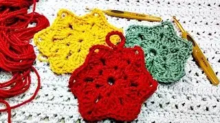 Crochet Granny Star: Pinterest Pattern Test