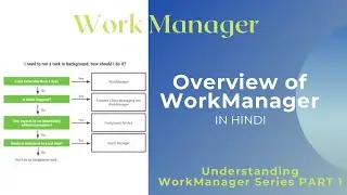 Overview of Work Manager | Understanding WorkManager Series PART 1 | In Hindi | Android Development