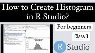 how to create histogram in RStudio| RStudio for beginners | Workshop for phd| RStudio Histogram