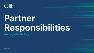 Qlik Partner Responsibilities