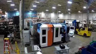 Ermaksan Fibermak Gen-3 4000watt Fiber Laser Installation for Lakeside Manufacturing
