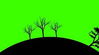 Green Screen Animation of Trees - Filmora Assets