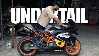 I INSTALLED UNDERTAIL EXHAUST IN KTM RC 200🔥 |  CUSTOM BENDPIPE🔥 |