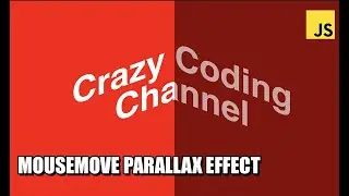 Mousemove Parallax Effect JavaScript Tutorial | How to make Parallax Effect in JS?