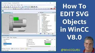 WinCC V8 Tip 11: How to Edit SVG Objects in WinCC V8 & Unified 😎 Learn SCADA Programming #winccguru