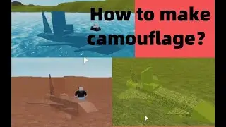 【Roblox Plane Crazy】How to make camouflage?(tutorial)