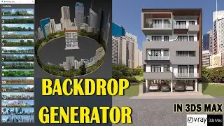 Backdrop Generator Script for 3ds max