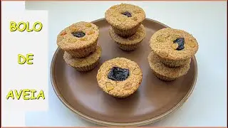 BOLO DE AVEIA SAUDÁVEL FOFO, FÁCIL e RÁPIDO, Sem TRIGO, Sem Farinha e sem Glúten, FAÇA O SEU JÁ!.