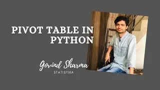 Pivot table in Pandas using Python