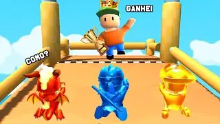 FINGI SER NOOB E TROLEI O DESUMILDE NO STUMBLE GUYS