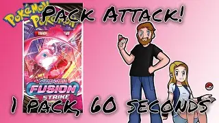 Pack Attack! FUSION STRIKE! Pokemon Card Opening! Big Pikachu Face #shorts PA361