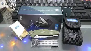 SANRENMU Multifunction Folding Sandvik 12c27 Knife [7116SUE-GP-T7]