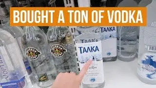 I bought a ton of vodka