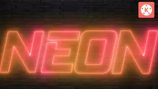NEON VIDEO EDITING KINEMASTER || NEON TEXT KINEMASTER