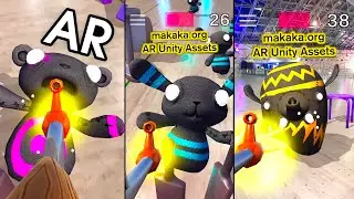 AR Shooter 🔫 — FPS Unity Asset with ARKit/ARCore: AR Foundation #Unity #AR #shorts #FPS