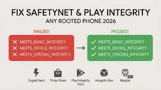 Universal Fix! Pass SafetyNet & Play Integrity on Any Rooted Phone 2026📲 (Magisk/KSU)
