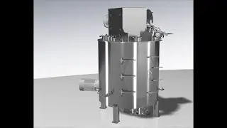 amixon® Pulvermischer: Vertikal-Einwellenmischer VM