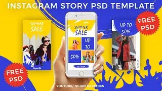 Instagram Story FREE Download  |   Free PSD Template