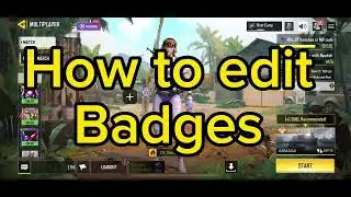 How to Edit your Badges in 