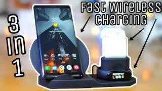 3 in 1 Fast Wireless Charging Station Unboxing & Review (Urdu/Hindi)