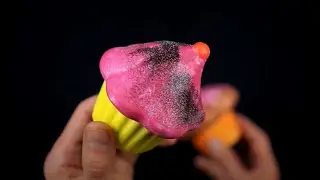 ASMR Painting styrofoam models