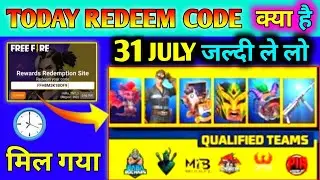 FREE FIRE REDEEM CODE TODAY 1 August REDEEM CODE FREE FIRE | FF REDEEM CODE TODAY 1 August