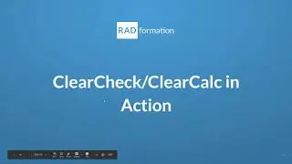 Christine Gnaster of Radformation Presents ClearCheck and ClearCalc