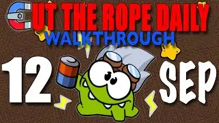 Cut The Rope Daily September 12 | #walkthrough  | #10stars | #solution