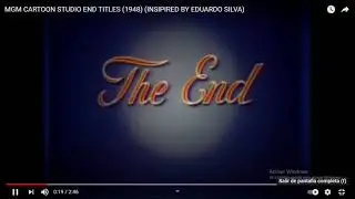 Tex Avery - What Price Fleadom End Title (1948)