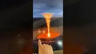 Pillar of fire 🔥 at Israelite camp post Egypt