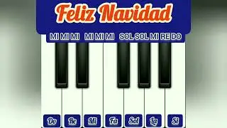 Feliz Navidad Piano/ Villancicos / Piano Tutorial
