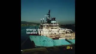 CorPower Ocean and Maersk Supply Services install subsea cable for HiWave-5 Project.