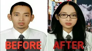 EDIT FOTO PRIA MENJADI WANITA DENGAN ANDROID