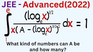 A very nice integral question from 2022 JEE ADVANCED paper 1