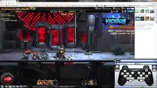 Playing CronoBlade faceboook game with a controller